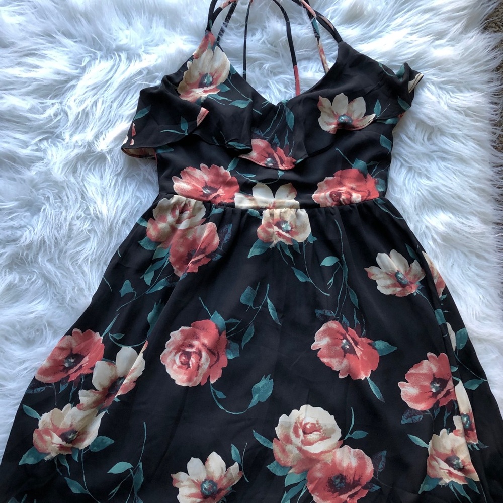 Mini flowy dress